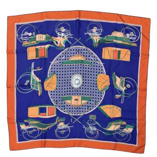 Hermès Carré 90 Les voitures a transformation