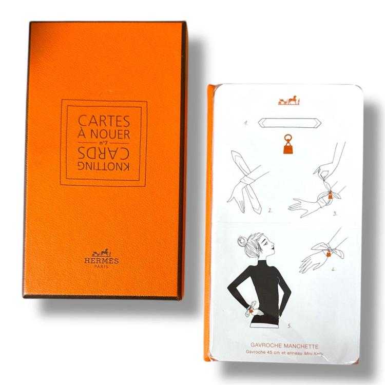 Cartes à nouer Hermès