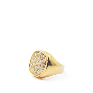 Bague en Or jaune 18 Ct & Diamants