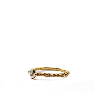 Bague en Or jaune 18 Ct & Diamant
