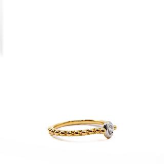 Bague en Or jaune 18 Ct & Diamant