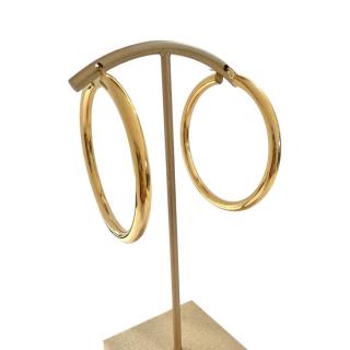 Boucles D'Oreilles Créoles Or 18ct