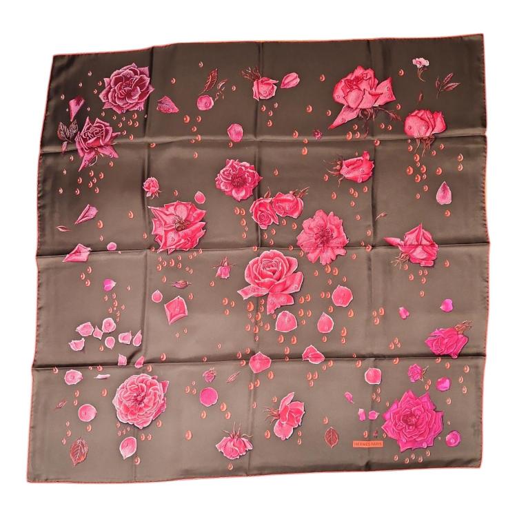 HERMES CARRÉ LA ROSE