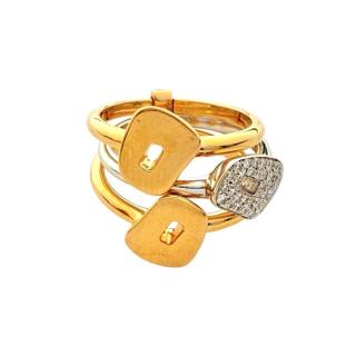 Bague Mattioli Puzzle Ring Or 18ct & Diamants