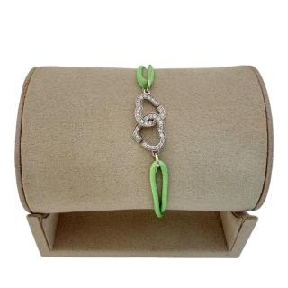 Bracelet Dinh Van Double Coeurs R12 Or 18ct & Diamants