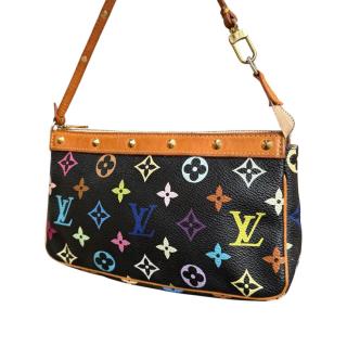 Pochette Louis Vuitton Murakami Black Multicolore