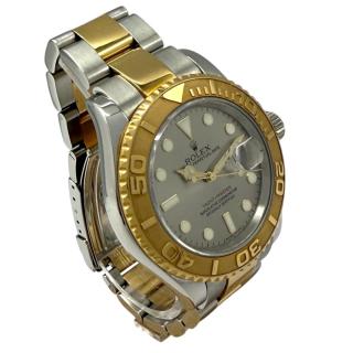 Rolex Yacht Master Silver Dial Two-Tone Or/Acier 40mm