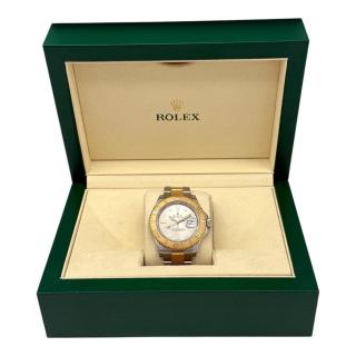 Rolex Yacht Master Silver Dial Two-Tone Or/Acier 40mm