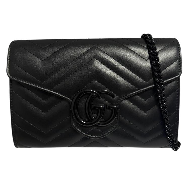 Gucci Portefeuille sur chaîne GG Marmont
