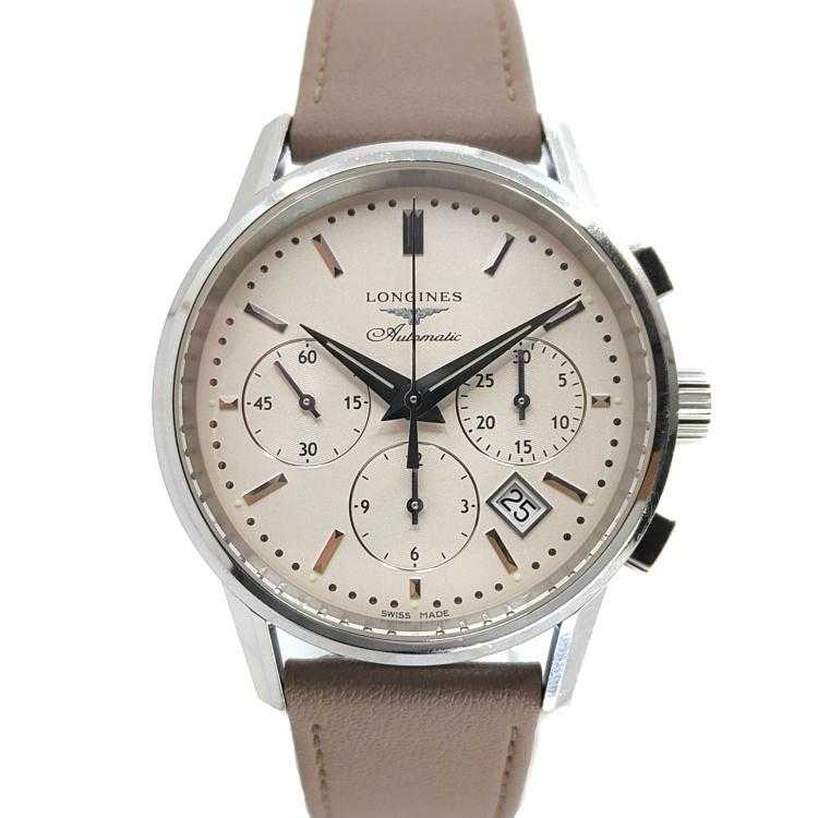 Longines Column-Wheel Chronograph Cream Dial