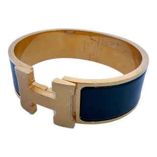 Bracelet Hermes Clic Clac H Noir