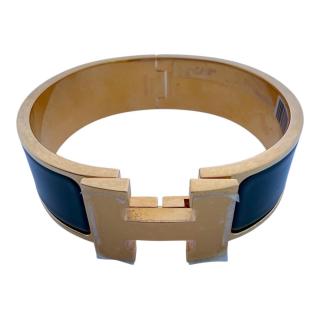 Bracelet Hermes Clic Clac H Noir