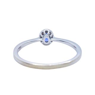 Bague Or Blanc 18Ct & Diamants