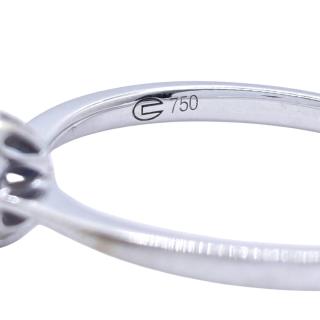 Bague Or Blanc 18Ct & Diamants