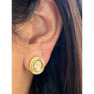 Boucles D'Oreilles Camée