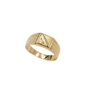 Bague Or Jaune&Blanc 19 Ct