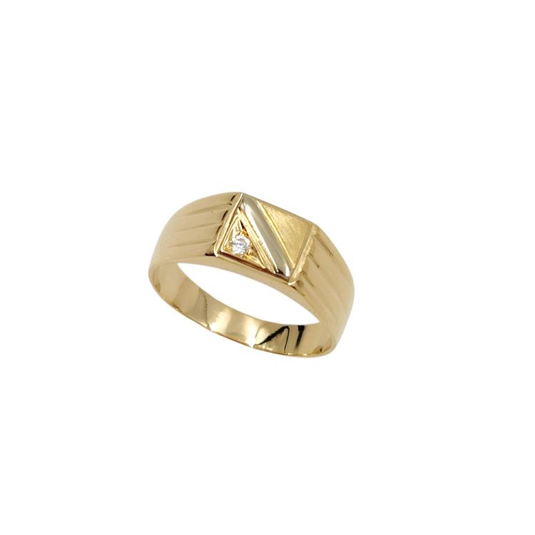 Bague Or Jaune&Blanc 19 Ct