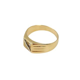 Bague Or Jaune&Blanc 19 Ct