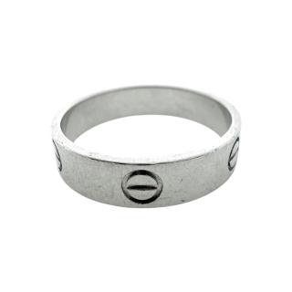 Bague Cartier Love Modele Classique en Platine