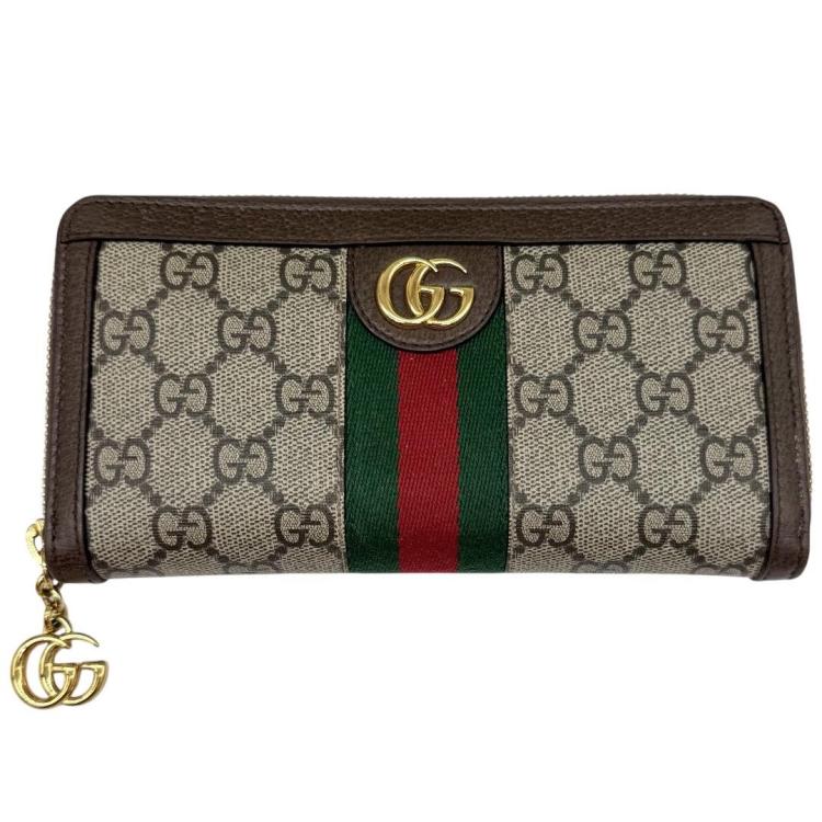 Portefeuille Gucci Ophidia avec fermeture éclair