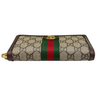 Portefeuille Gucci Ophidia avec fermeture éclair