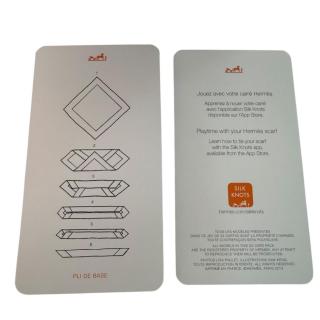 Carte à nouer Hermes n5