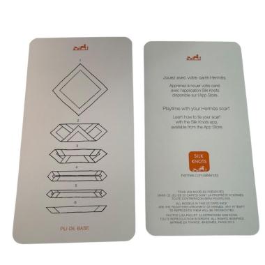 Carte à nouer Hermes n5