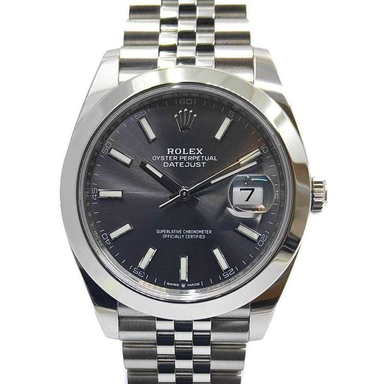 Rolex DateJust 41 Rhodium Dial Jubilee