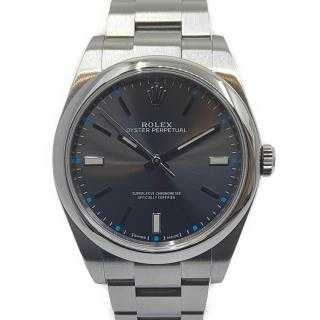 Rolex Oyster Perpetual 39 Rhodium Dial