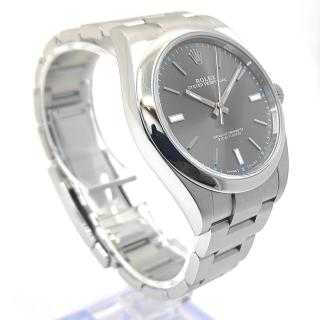 Rolex Oyster Perpetual 39 Rhodium Dial