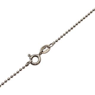 Collier Or Blanc 18 Ct, Perle et Diamant