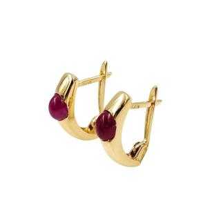 Boucles d'Oreilles Or Jaune 18 Ct