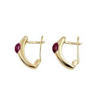 Boucles d'Oreilles Or Jaune 18 Ct