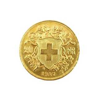 Vreneli Or 21,6 Ct de 1927