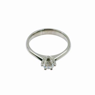Bague Or Blanc 18 Ct Diamant