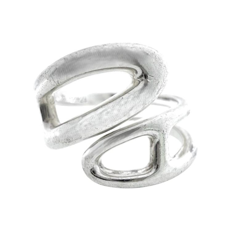 Bague Hermes Chaîne d'ancre Punk petit modèle