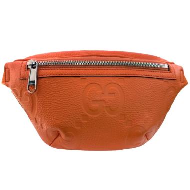 Banane Gucci Jumbo GG en Cuir Orange