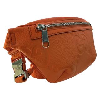 Banane Gucci Jumbo GG en Cuir Orange