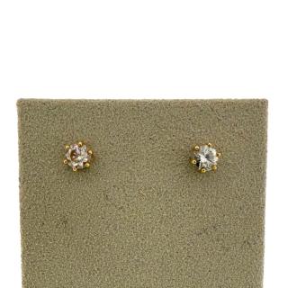 Clous D'Oreilles Or 18Ct & Diamant