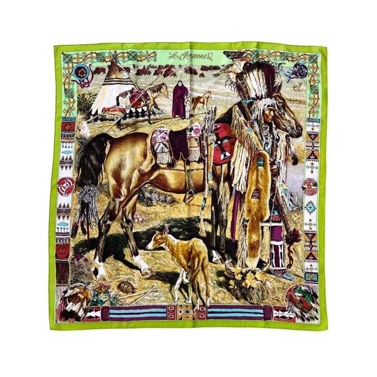 Carre Hermès Les Cheyennes