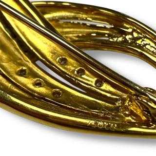 Broche or jaune 18ct & Diamants