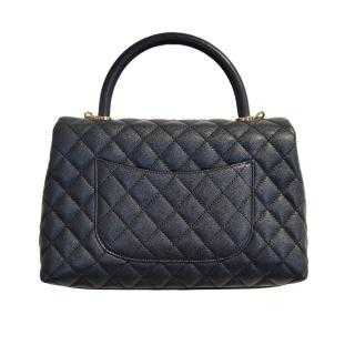 Sac à main Chanel Coco Handle Medium Blue Navy