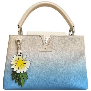 Sac Louis Vuitton Capucines MM Taurillon Ombré Blue