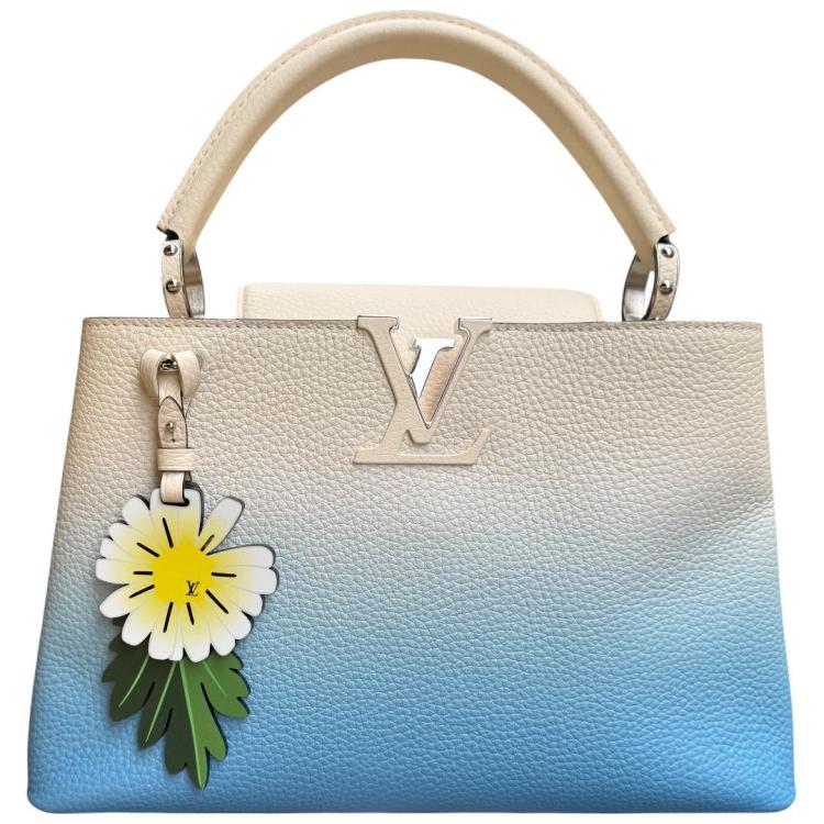 Sac Louis Vuitton Capucines MM Taurillon Ombré Blue