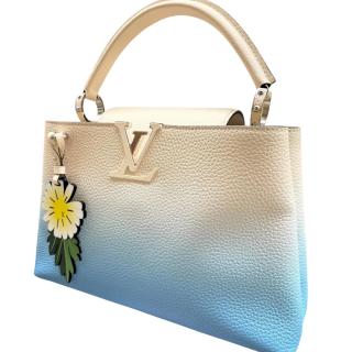 Sac Louis Vuitton Capucines MM Taurillon Ombré Blue
