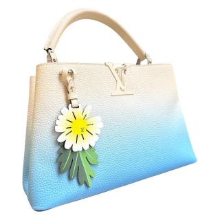 Sac Louis Vuitton Capucines MM Taurillon Ombré Blue