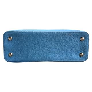 Sac Louis Vuitton Capucines MM Taurillon Ombré Blue