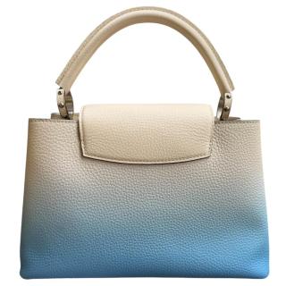 Sac Louis Vuitton Capucines MM Taurillon Ombré Blue