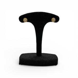 Boucles d'oreilles or jaune 18ct et diamants