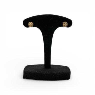 Boucles d'oreilles or jaune 18ct et diamants